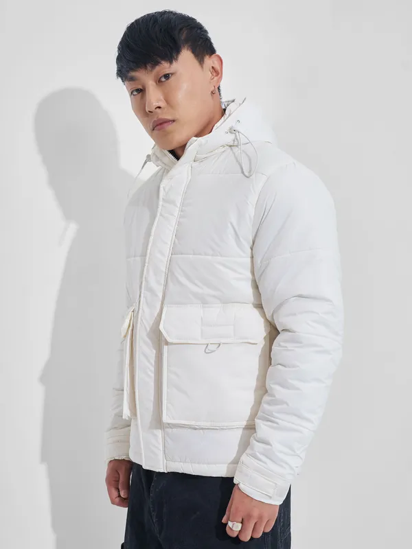Solid Puffer Jacket