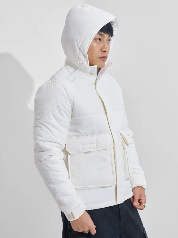 Solid Puffer Jacket