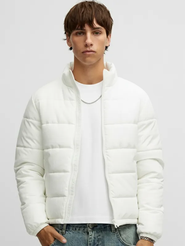 Solid Puffer Jacket