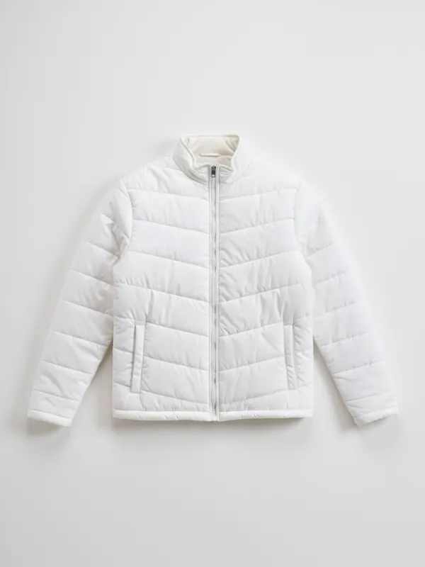 Solid Puffer Jacket