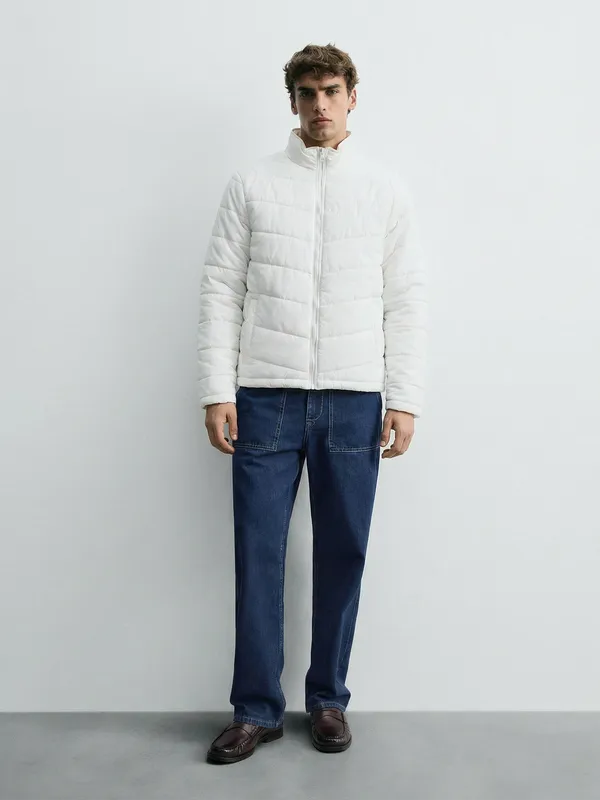 Solid Puffer Jacket