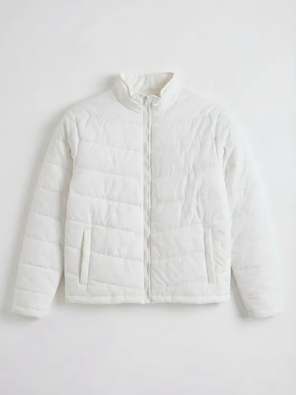 Solid Puffer Jacket