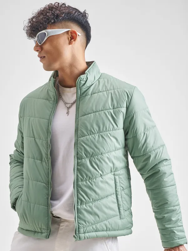 Solid Puffer Jacket