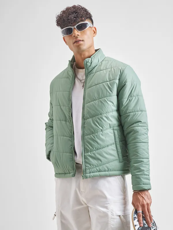 Solid Puffer Jacket