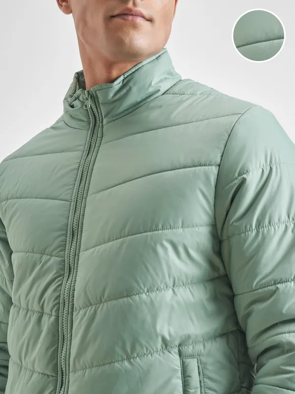 Solid Puffer Jacket