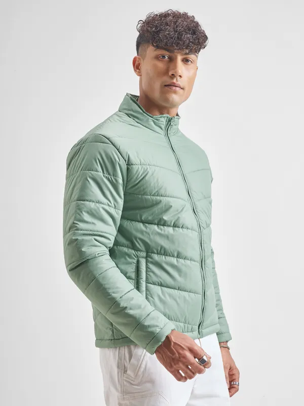 Solid Puffer Jacket