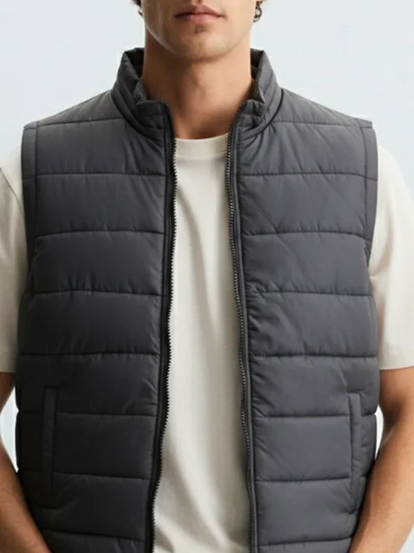 Solid Puffer Jacket
