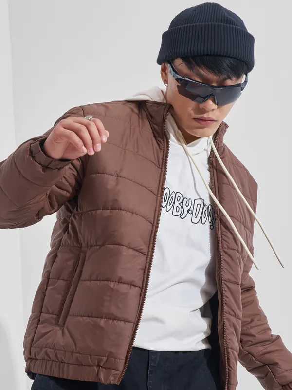 Men Solid Jacket