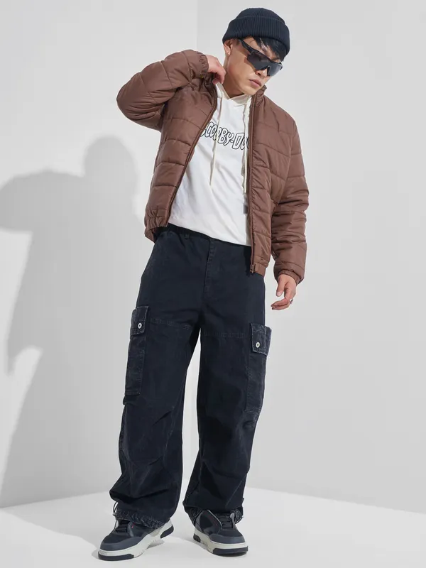 Men Solid Jacket