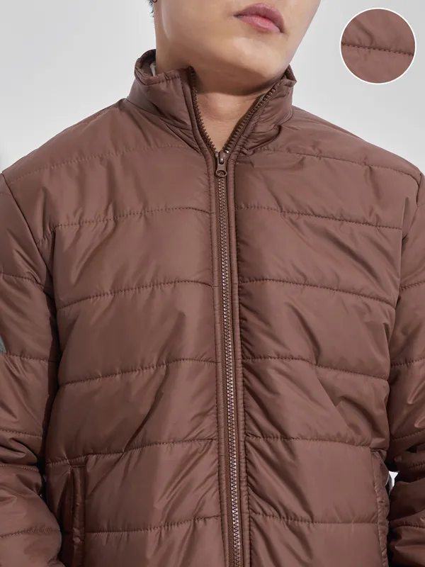 Men Solid Jacket
