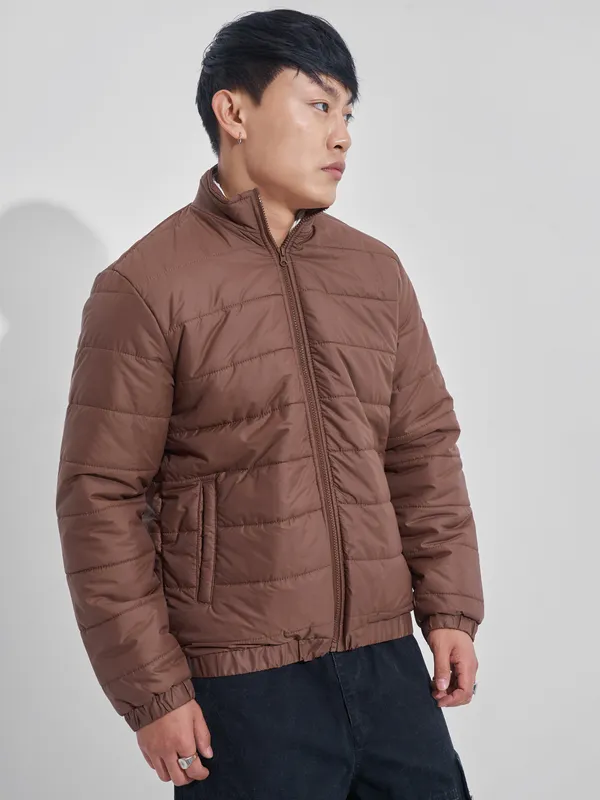 Men Solid Jacket