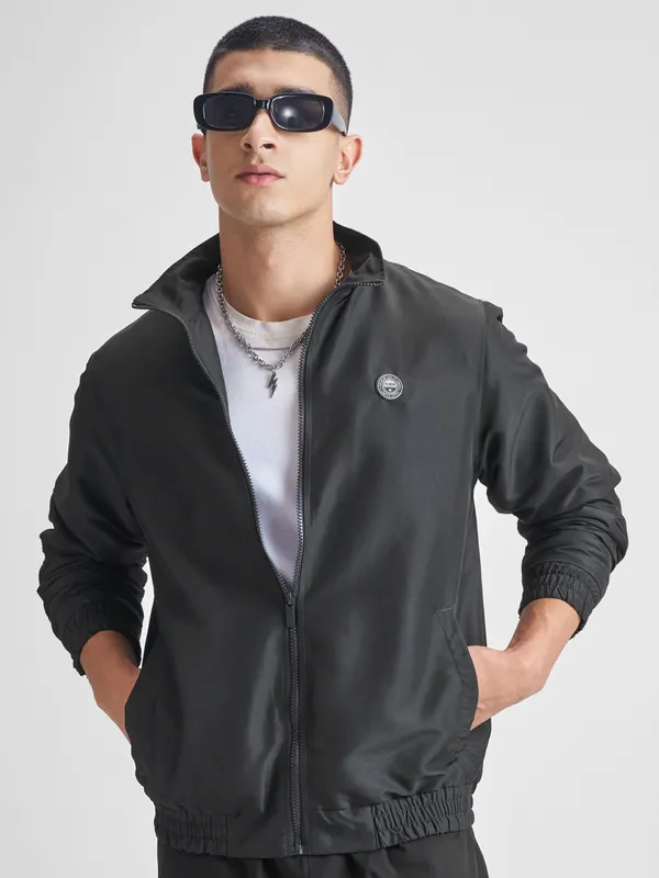 Solid Bomber Jacket