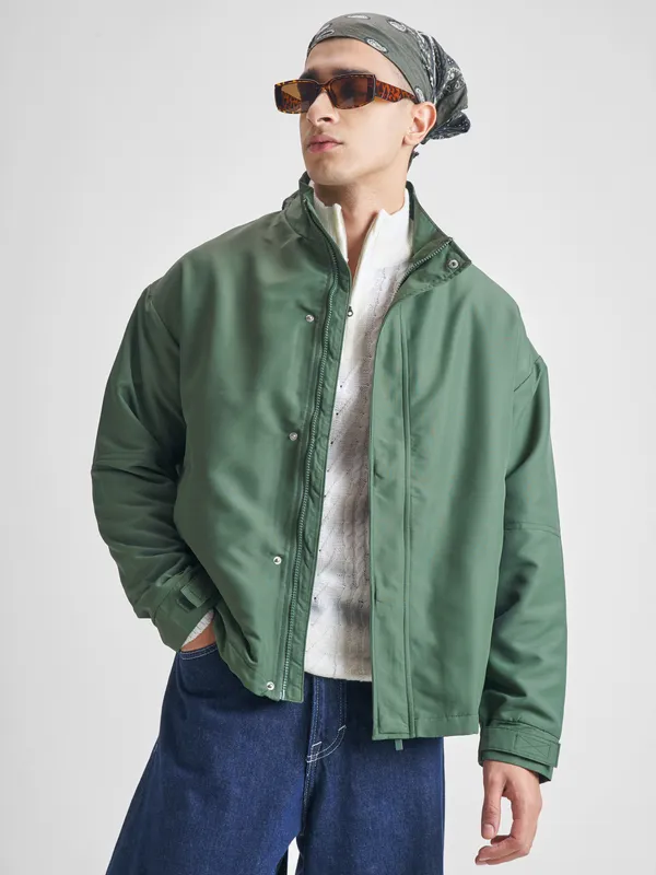 Solid Bomber Jacket