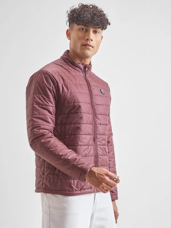 Men Solid Padded Jacket
