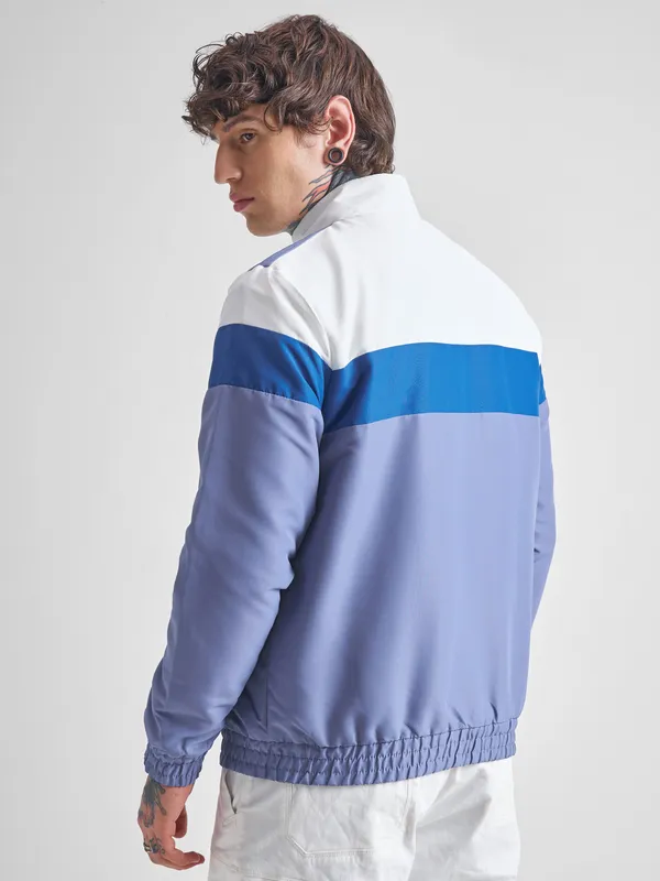 Colourblocked Bomber Jacket