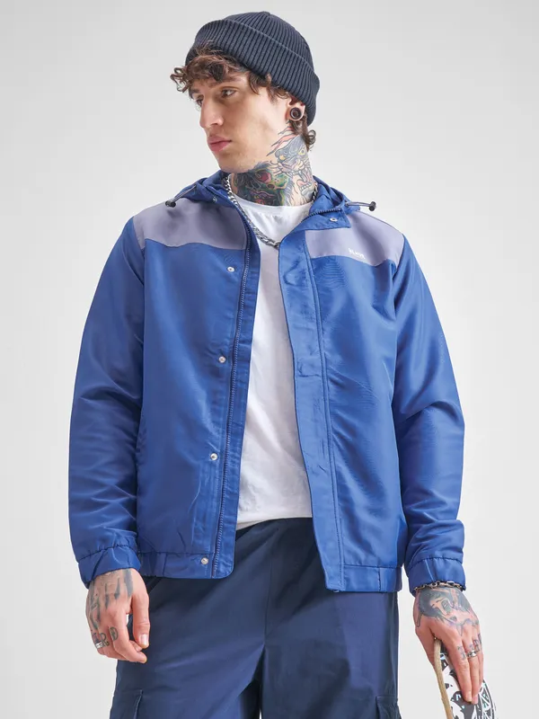 Colourblocked Bomber Jacket