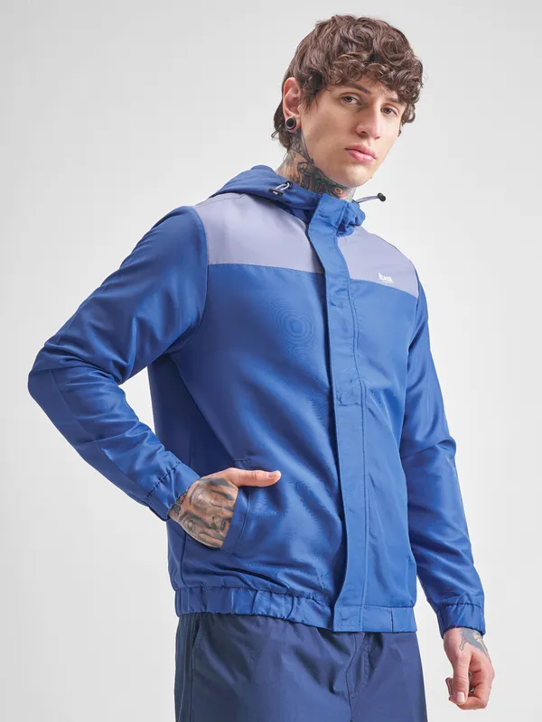 Colourblocked Bomber Jacket