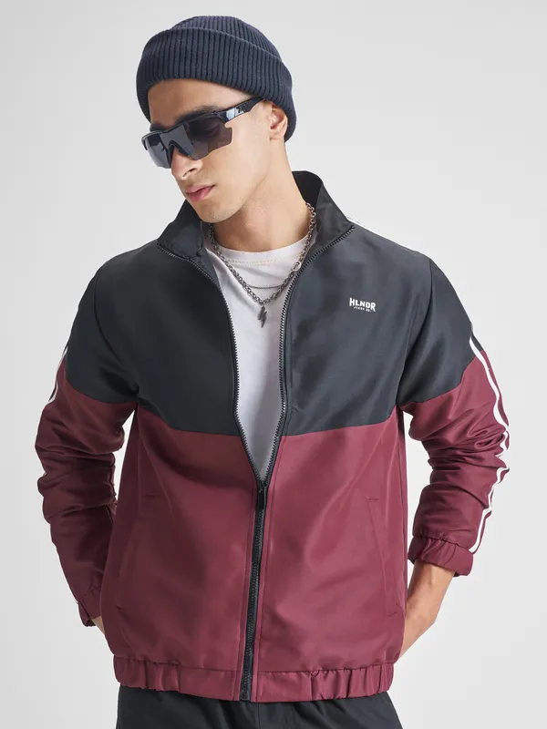 Printed Bomber Jacket