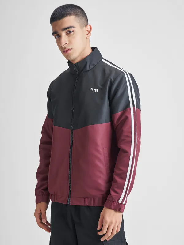 Printed Bomber Jacket