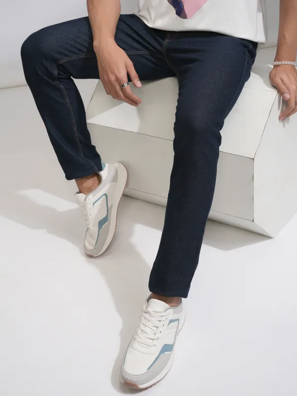  Highlander Men Blue Slim Fit Clean Look Jeans