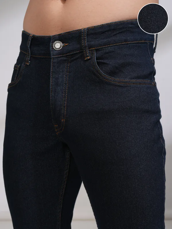  Highlander Men Blue Slim Fit Clean Look Jeans