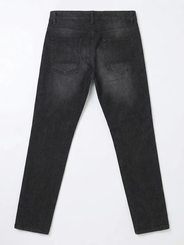 Highlander Men Grey Straight Fit Stretchable Jeans