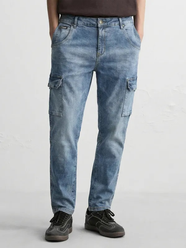 Highlander Men Blue Slim Fit Stretchable Jeans