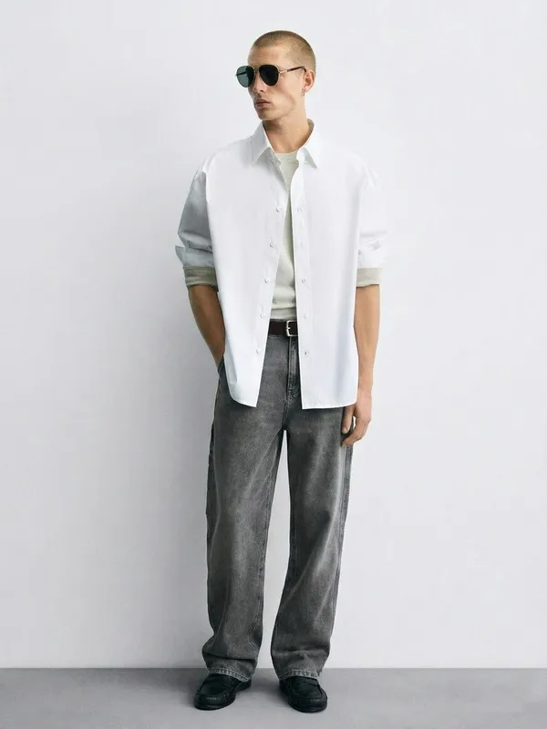 Highlander Men Grey Straight Fit Jeans