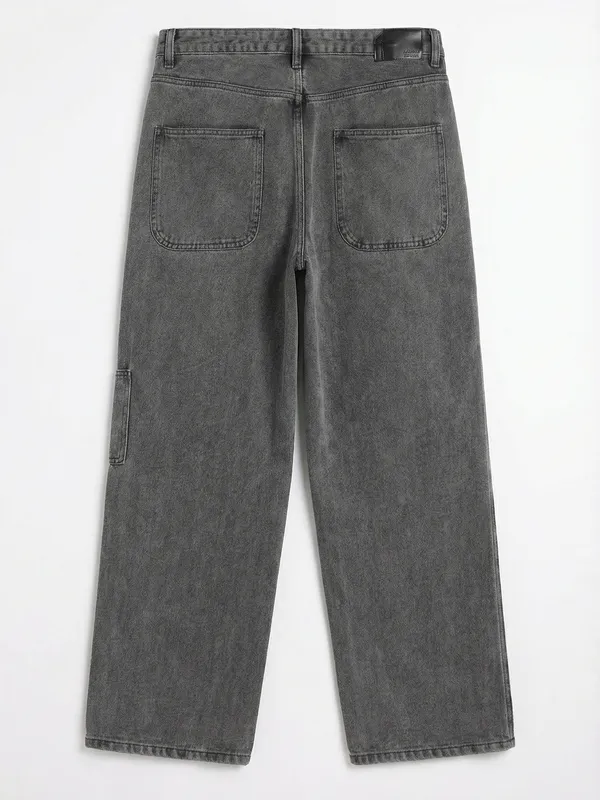 Highlander Men Grey Straight Fit Jeans