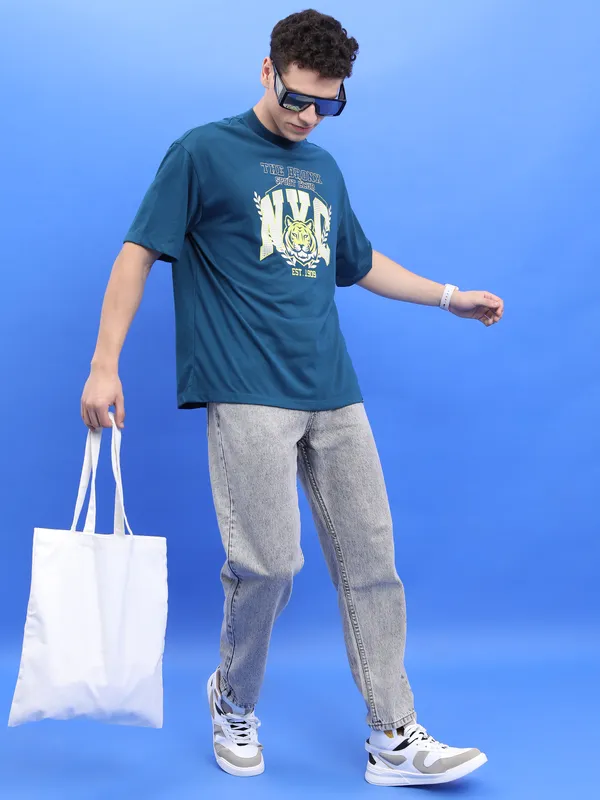 Highlander Men Light Grey Straight Fit Jeans