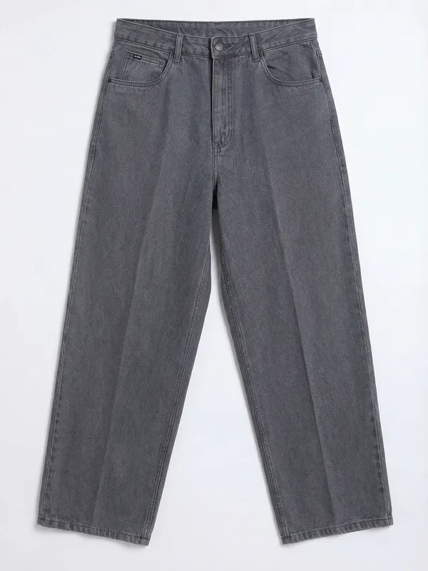 Highlander Men Grey Relaxed Fit Jeans