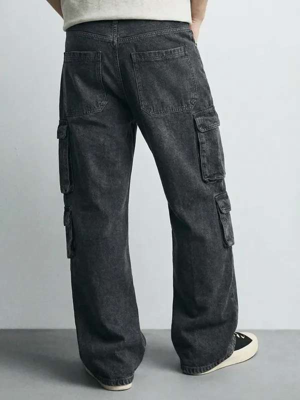 Highlander Men Grey Relaxed Fit Jeans