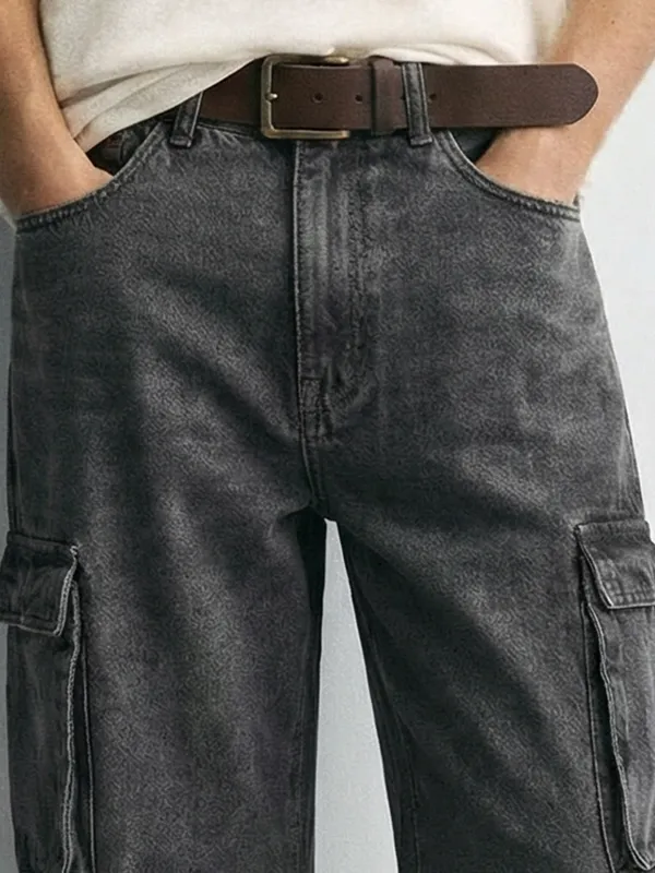 Highlander Men Grey Relaxed Fit Jeans