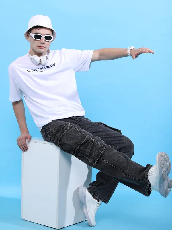 Highlander Men Grey Relaxed Fit Jeans