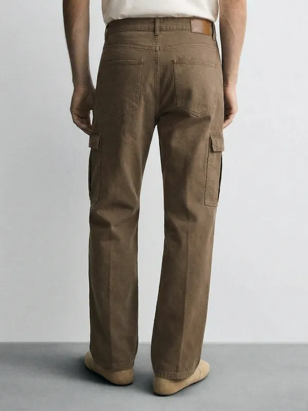 Highlander Men Brown Straight Fit Jeans