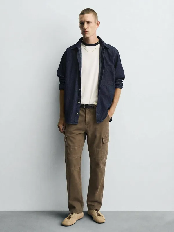 Highlander Men Brown Straight Fit Jeans