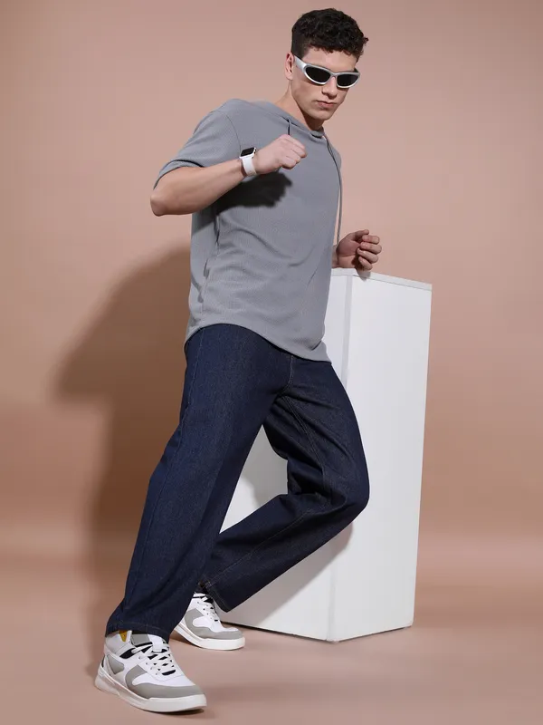 Highlander Men Blue Loose Fit   Jeans