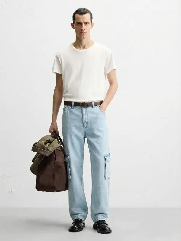 Highlander Men Blue Relaxed Fit Stretchable Jeans