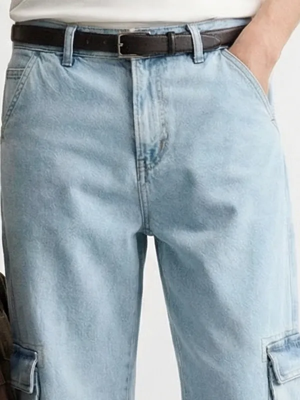 Highlander Men Blue Relaxed Fit Stretchable Jeans