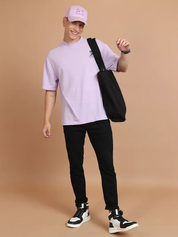 Highlander Men Black Slim Fit Stretchable Jeans