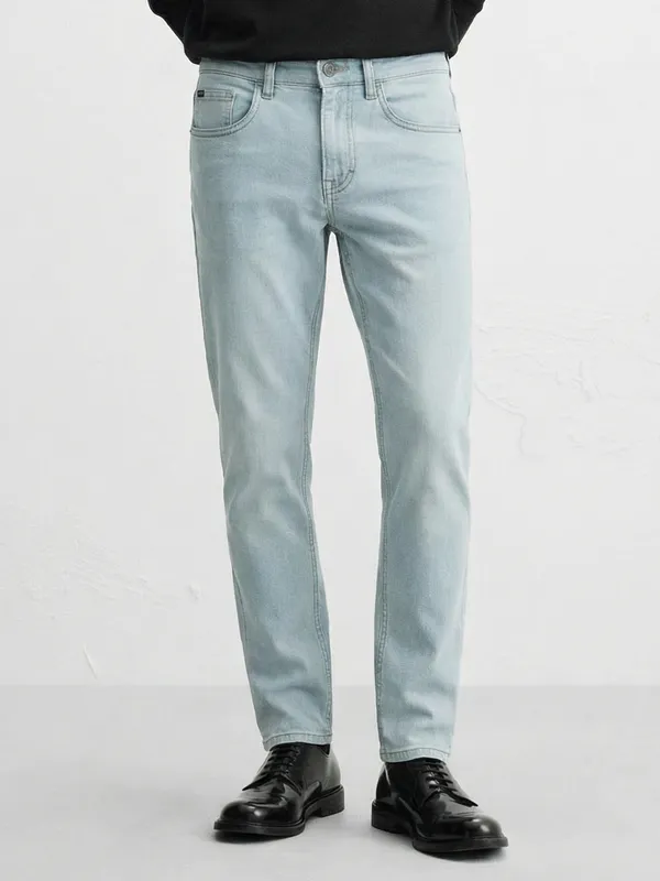 Highlander Men Blue Tapered Fit Stretchable Jeans