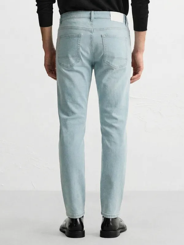 Highlander Men Blue Tapered Fit Stretchable Jeans