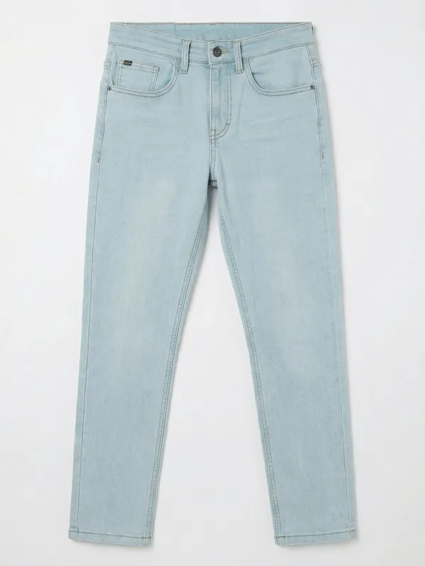 Highlander Men Blue Tapered Fit Stretchable Jeans