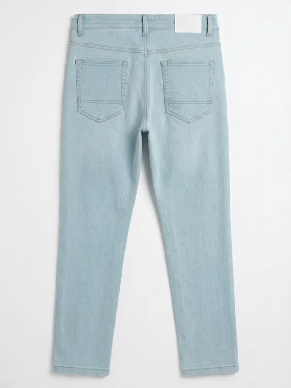 Highlander Men Blue Tapered Fit Stretchable Jeans