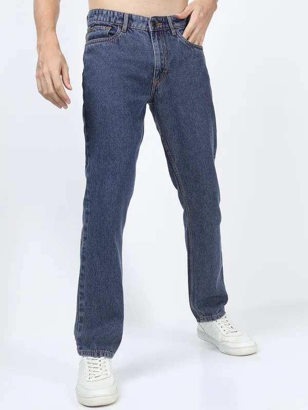 Highlander Men Blue Straight Fit Jeans