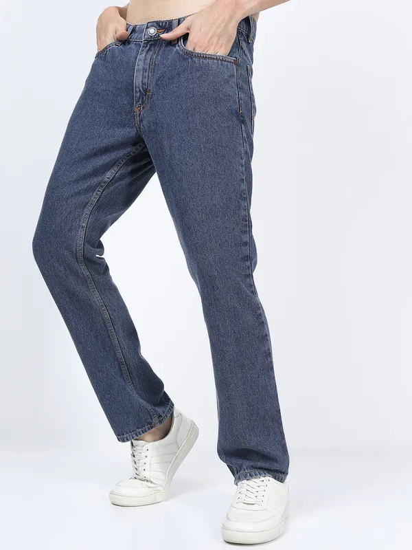 Highlander Men Blue Straight Fit Jeans