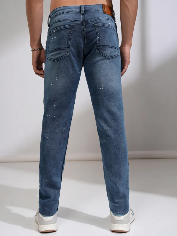 Highlander Men Blue Tapered Fit Stretchable Jeans