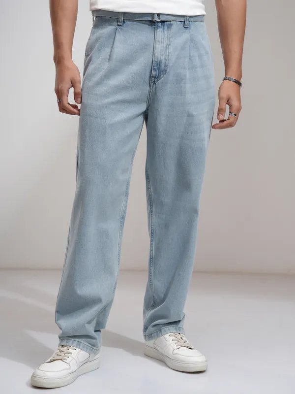 Highlander Men Blue Relaxed Fit Stretchable Jeans