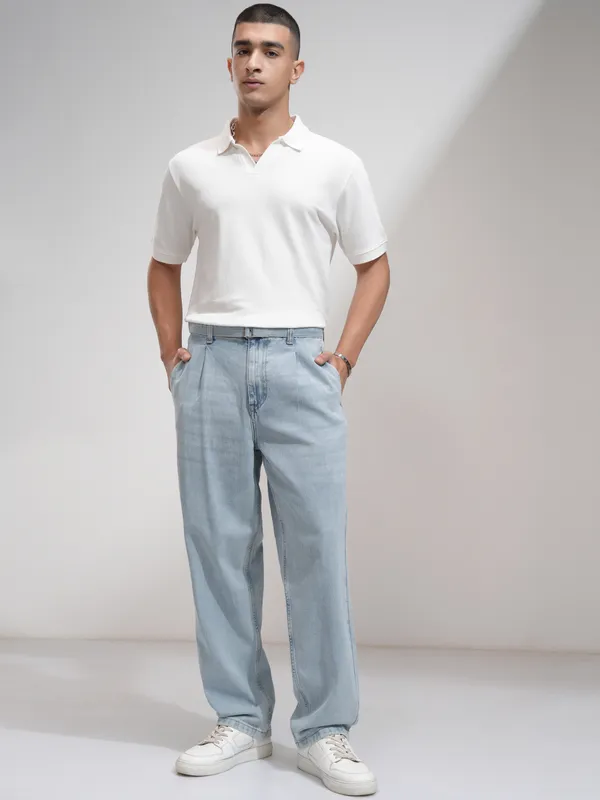 Highlander Men Blue Relaxed Fit Stretchable Jeans