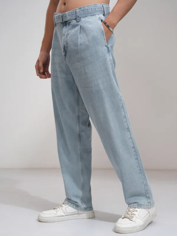Highlander Men Blue Relaxed Fit Stretchable Jeans